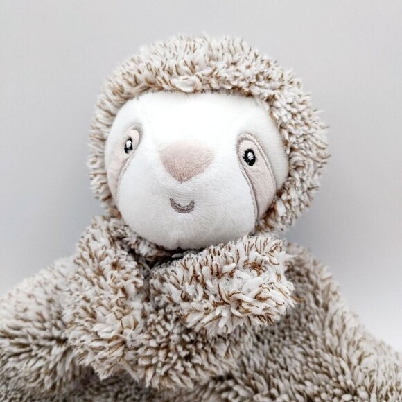 Carters Plush Stuffed Animal Sloth Soft Security Blanket Lovey Shaggy - Picture 2 of 6